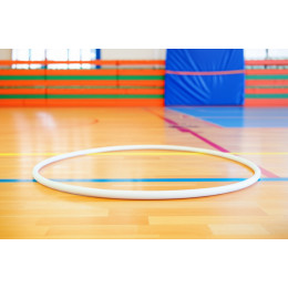 Обруч гимнастический 60см белый