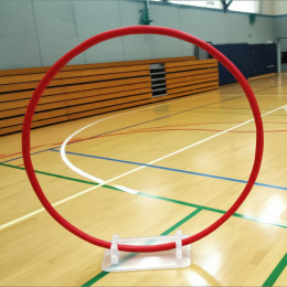 Обруч гимнастический стальной 90см 1100г