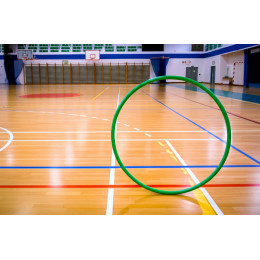 Обруч пластиковый Спорт 85см широкий